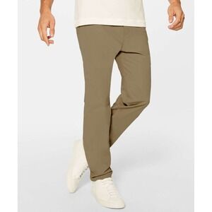 Lululemon ABC Pants Mens 32 Beige Commission Ripstop Oxford Warpstreme Stretch